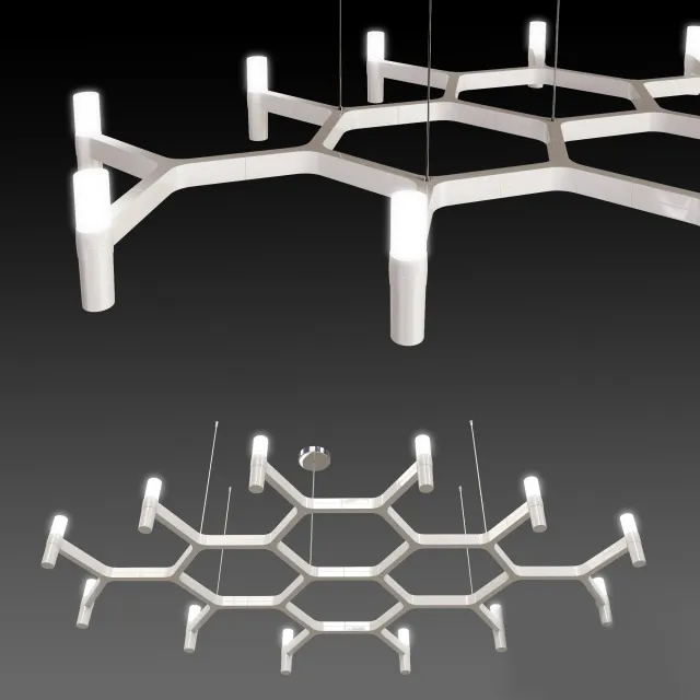 lighting - Crown Plana Mega 3D Model