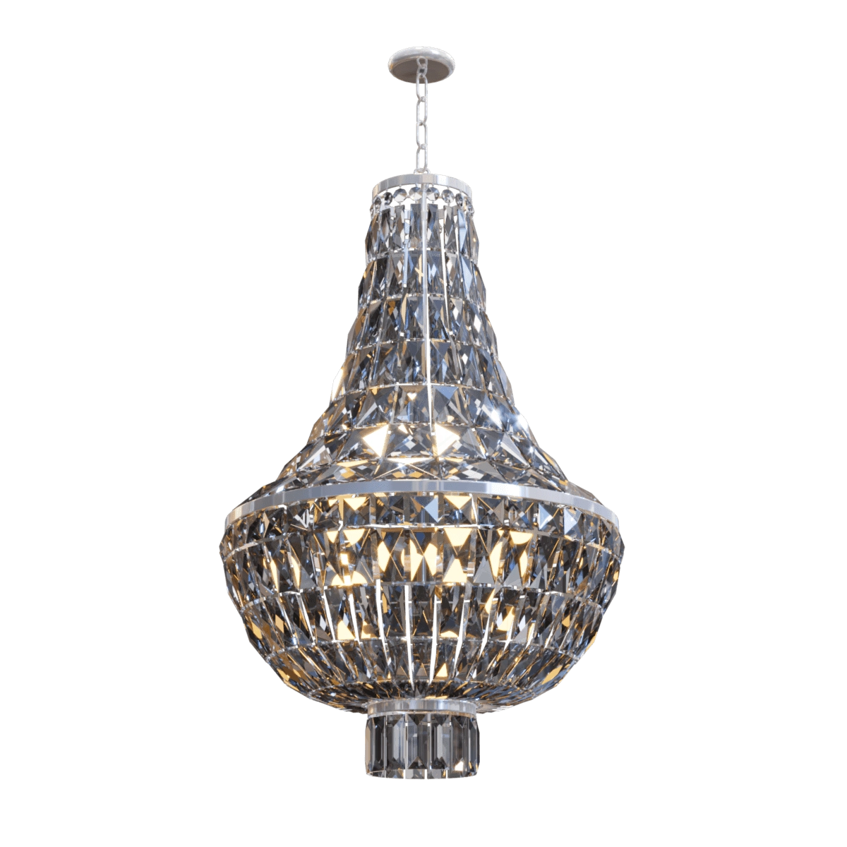 lighting - Crystal chandelier 3D Model