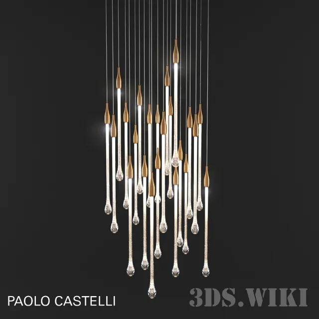 lighting - Сhandelier  paolo castelli allure 3D Model