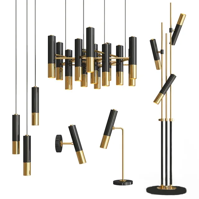 lighting - Delightfull Ike Collection - 5 types 3D Model