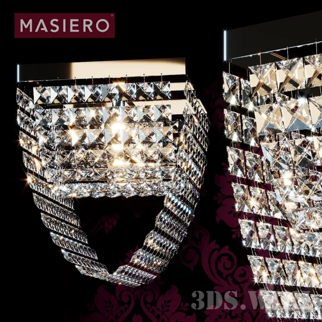 lighting - Designer chandelier Masiero 3D Model