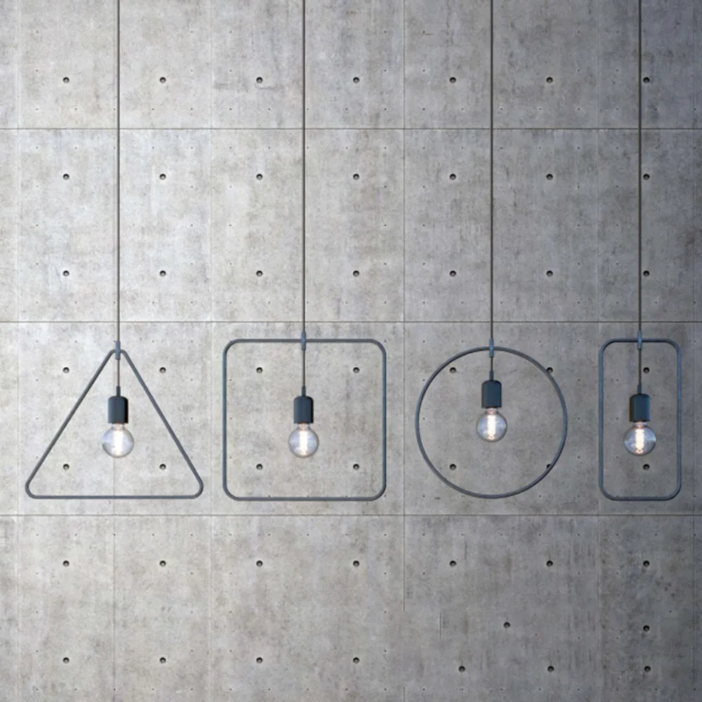 lighting - Droplight Geometric Pendant Lights 3D Model