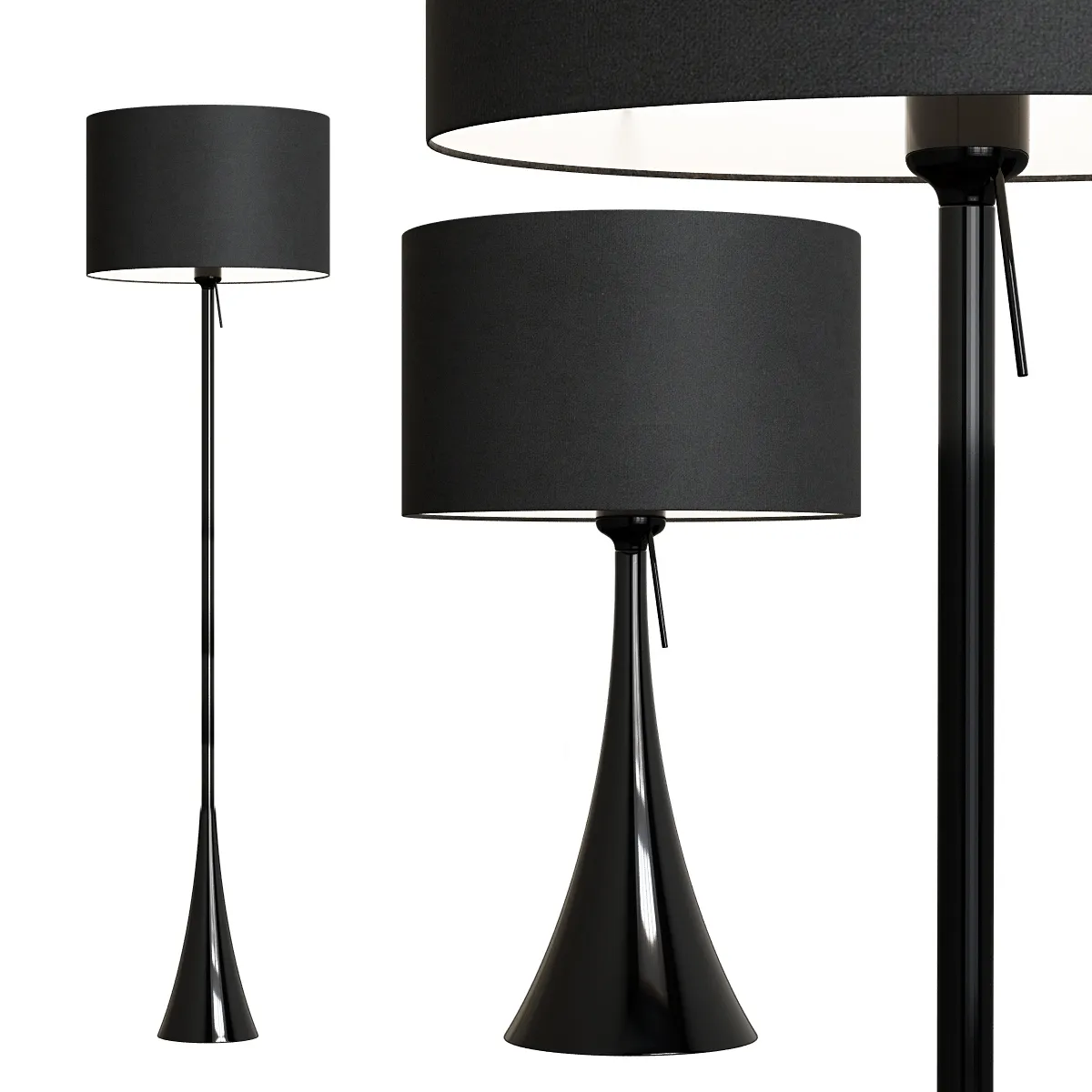 lighting - Eseo Temple floor lamp table lamp 2 3D Model