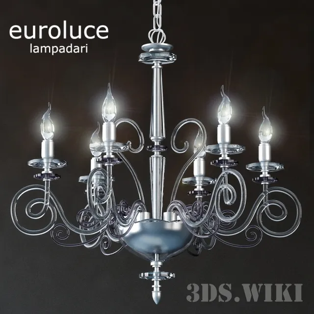 lighting - Euroluce Lampadari Cloe chandelier 3D Model