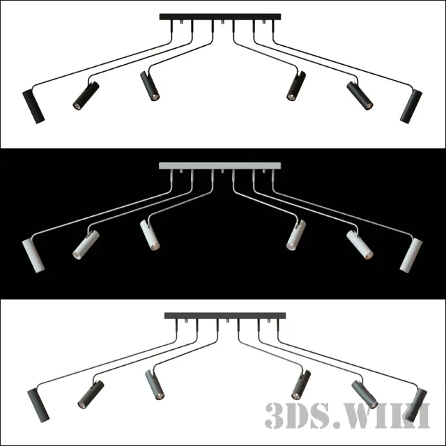 lighting - EYE SUPER BLACK 6 6505 NOWODVORSKI LIGHTING 3D Model
