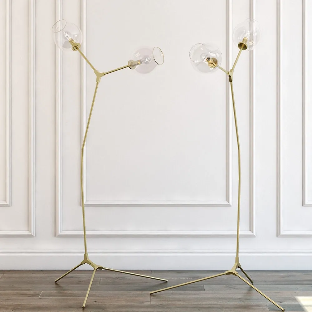 lighting - Floor lamp branching bubbles 3D Model