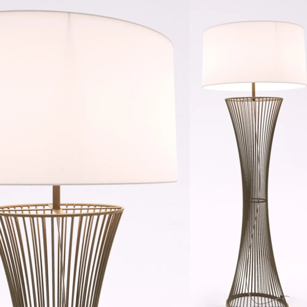 lighting - Floor lamp Camille gold Arteriors Home 72072-528 3D Model