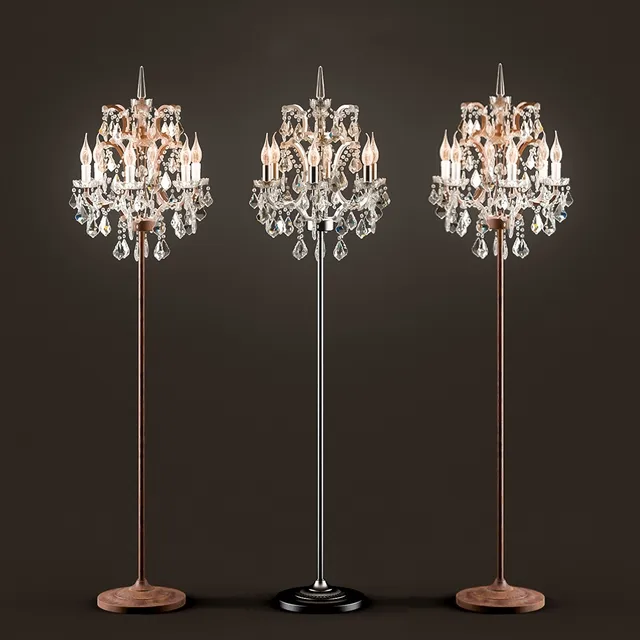 lighting - Floor Lamp Crystal 3D Model