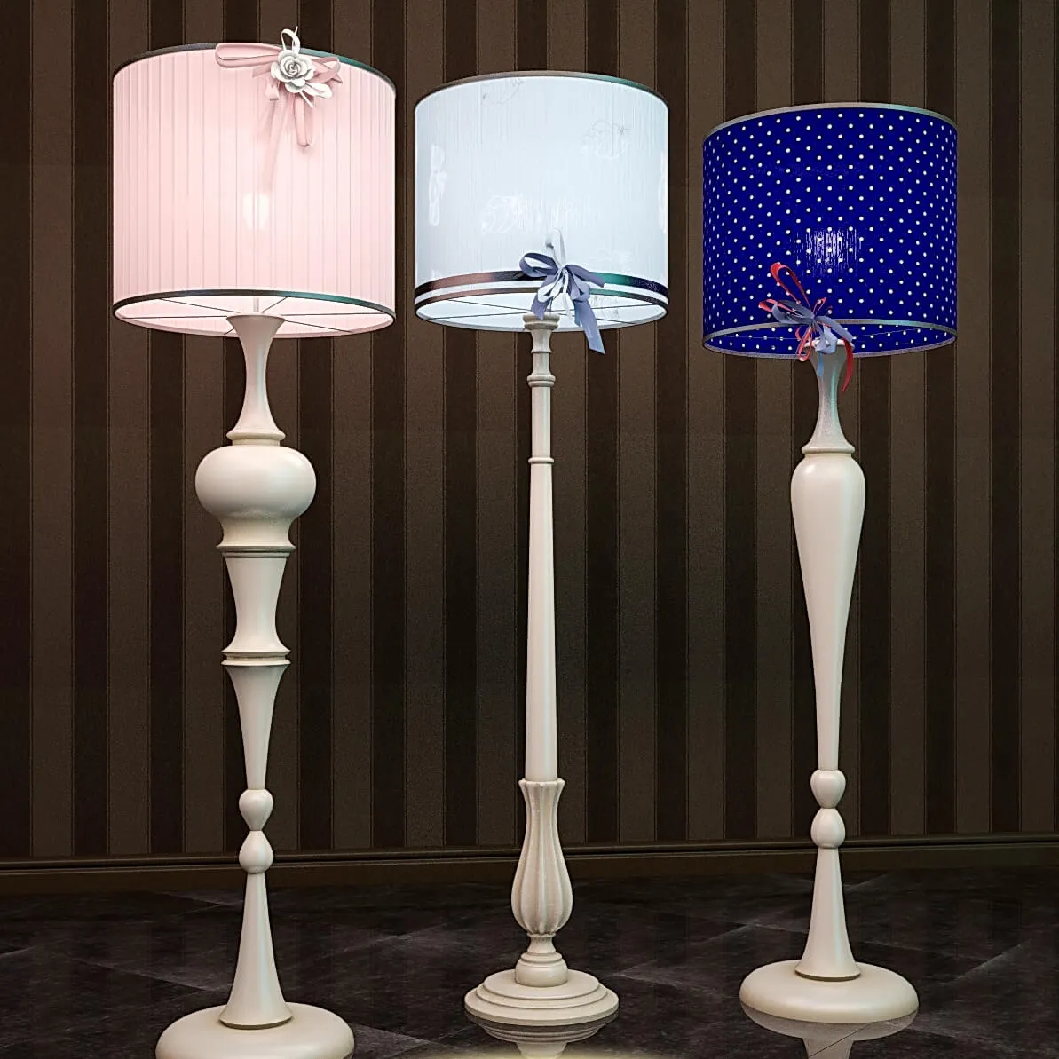 lighting - Floor lamps Giorgio casa Italy art. L1 L5 L10 3D Model