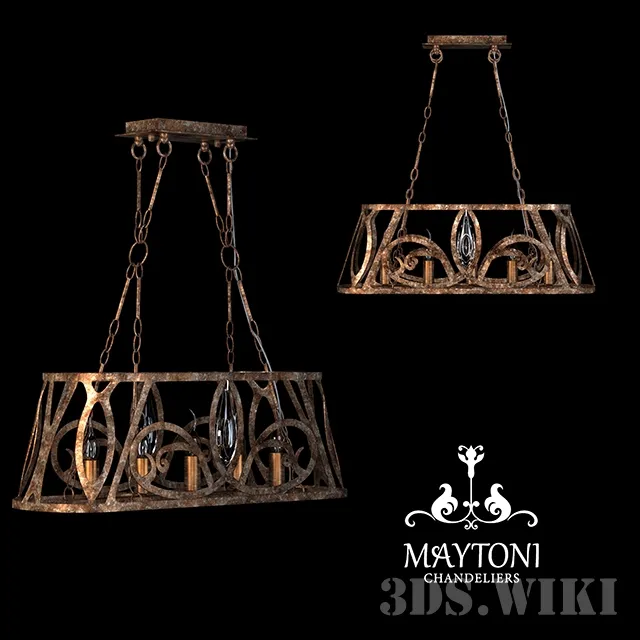 lighting - Gimbal Maytoni House Eisner H237-05-G 3D Model