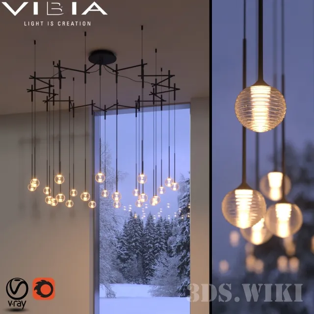 lighting - Gimbal Vibia Algorithm 0885 3D Model