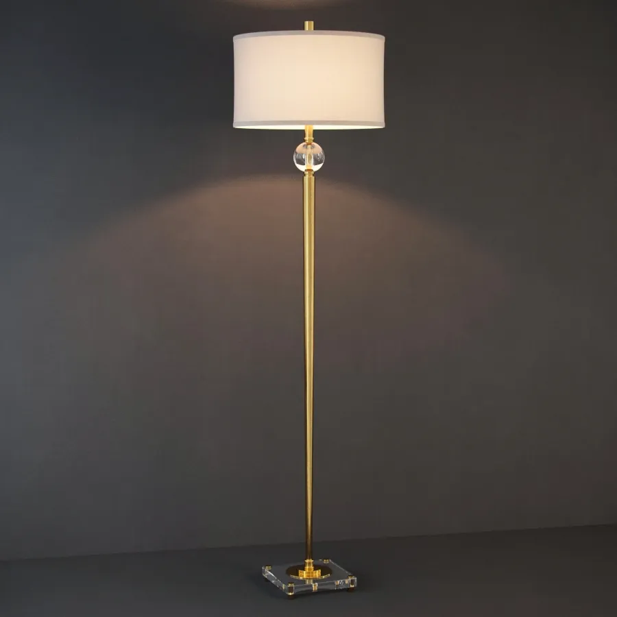 lighting - Gramercy Home  - Alma  floor lamp FL048-1-BRUSH 3D Model