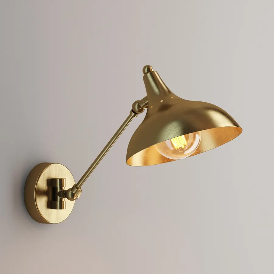 lighting - Gramercy Home - Charlton Sconce SN056-1-BRS 3D Model