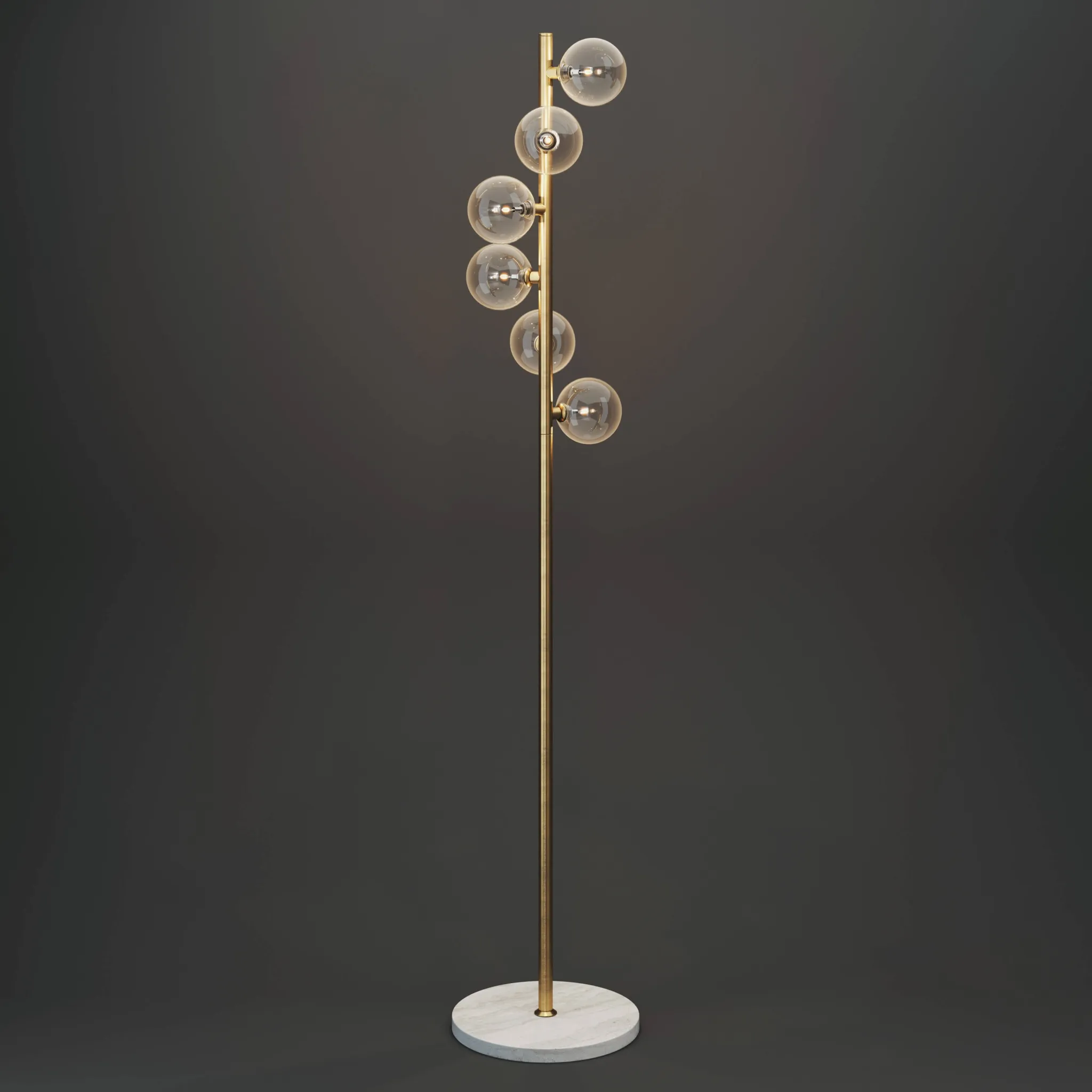 lighting - Gramercy Home - Fabienne floor lamp FL049-6 3D Model