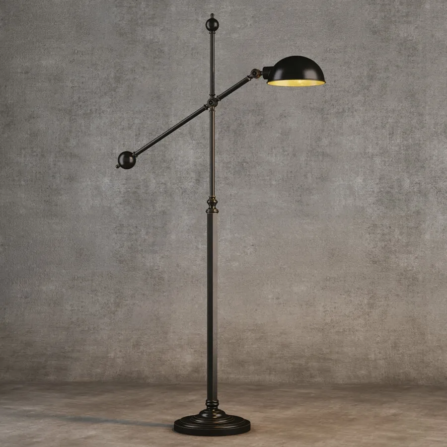 lighting - Gramercy Home  - Industrial  Joint  floor lamp FL016-1-ABG 3D Model