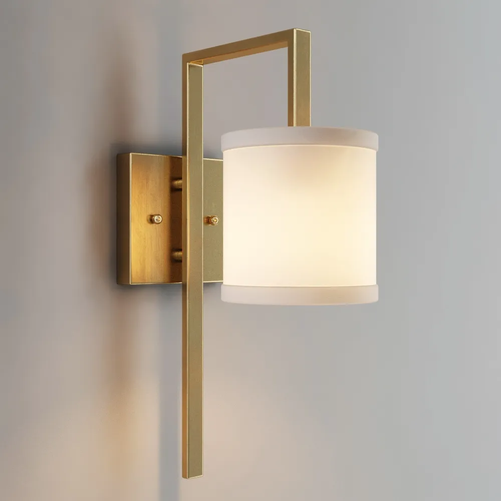 lighting - Gramercy Home - Lanage sconce SN060-1-BRS 3D Model