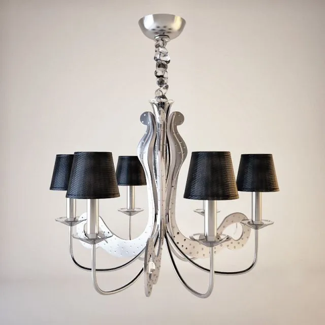 lighting - Gruppe Lampe 376203 3PB chandelier 3D Model