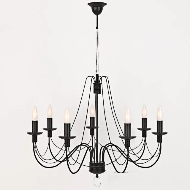 lighting - Hanging Chandelier Castle 10010-7L 3D Model