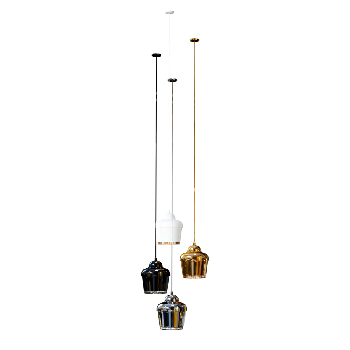 lighting - Hanging lamps 2 3D Model