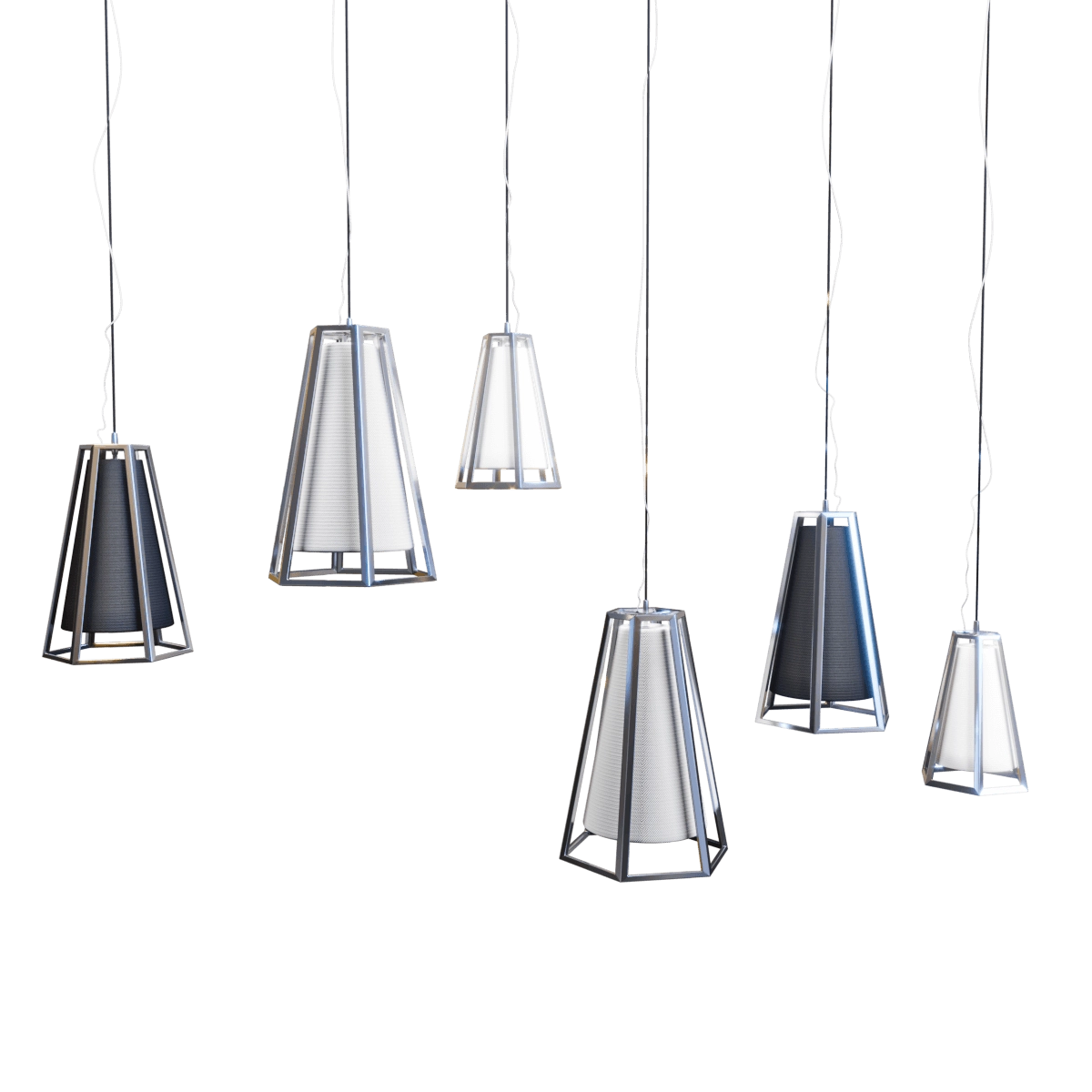 lighting - Hanging lamps 2 3D Model