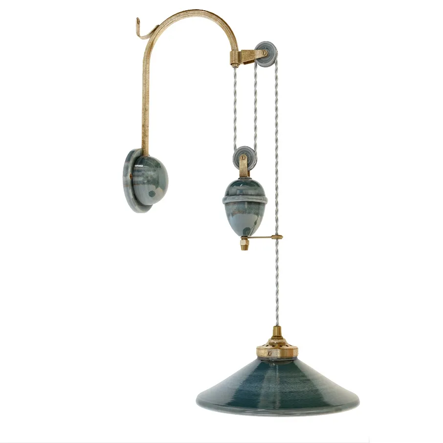 lighting - Hector Finch french ceramic wall light Rise and  Fall  WL 119 3D Model