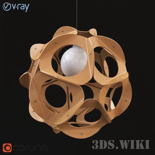lighting - Icos chandelier 3D Model