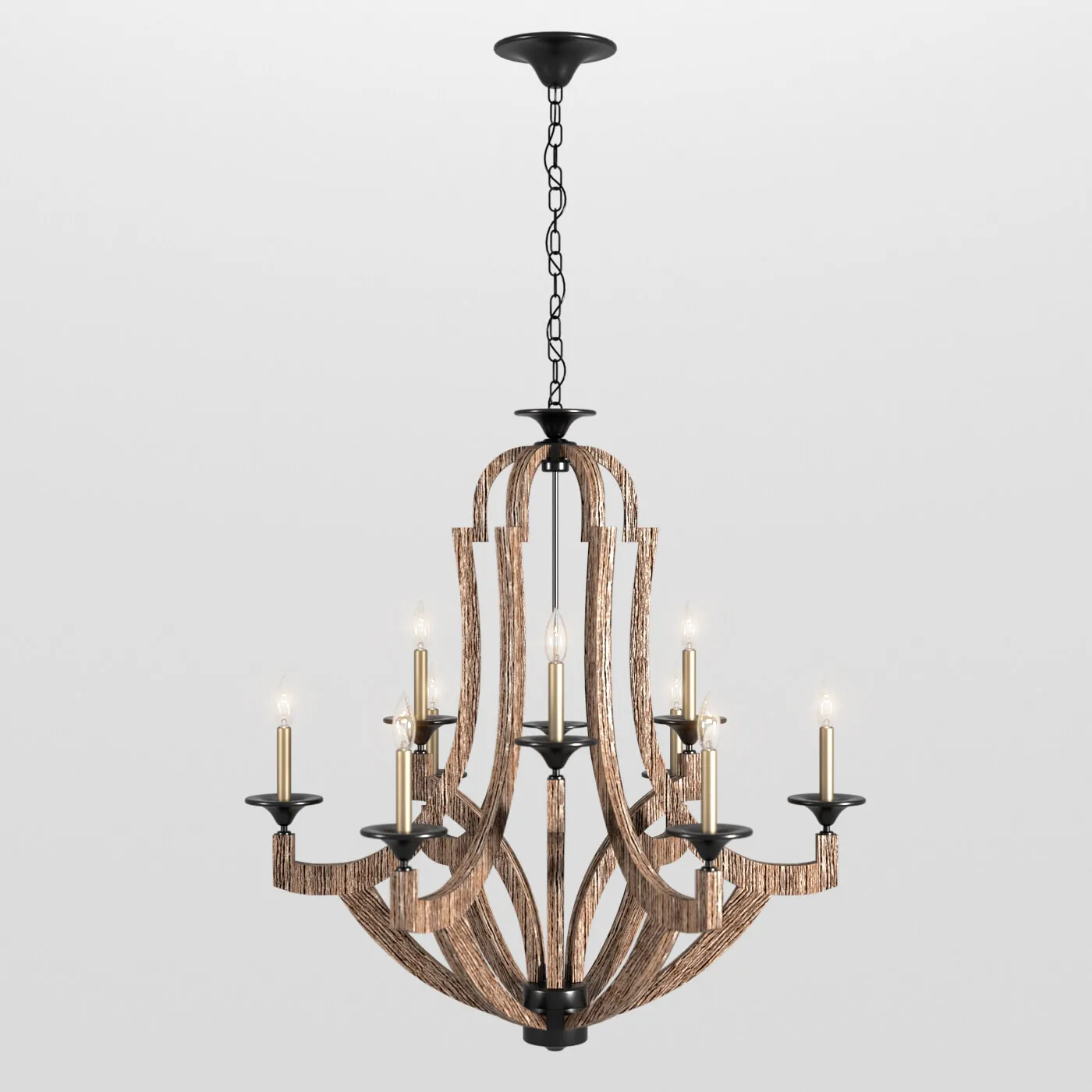 lighting - Jeremiah chandelier 35129-WP 3D Model