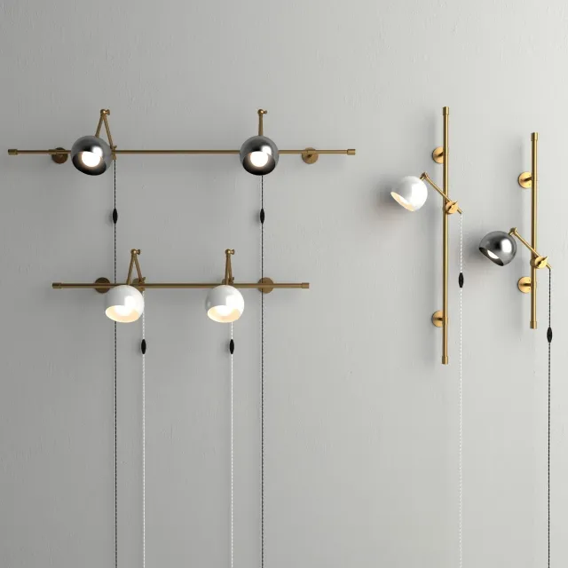 lighting - Jones Double Sconce 2 3D Model