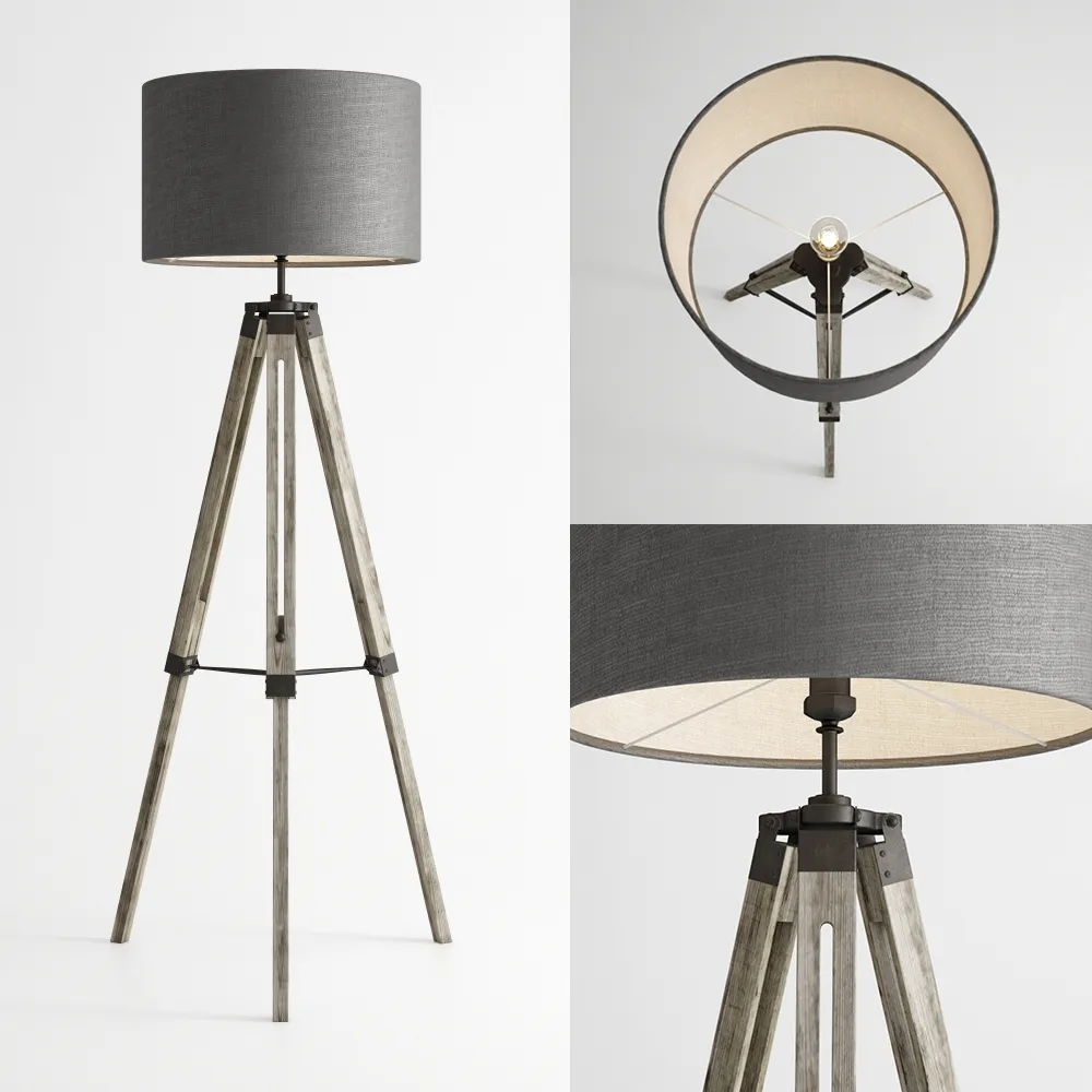 lighting - Lamp Harley Tripod floor lamp 3D Model