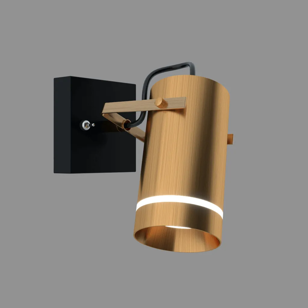 lighting - LED Wall Light Eurosvet 200631 Bronze 3D Model