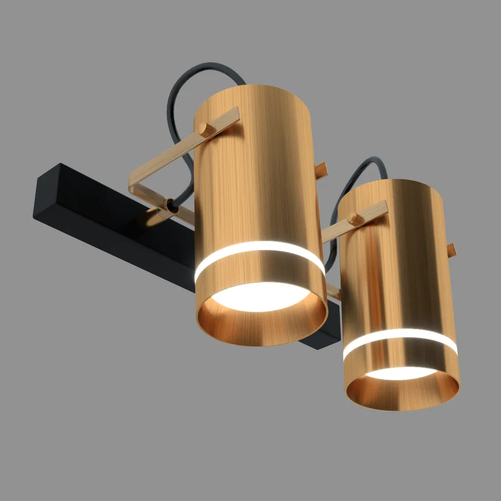 lighting - LED Wall Light Eurosvet 200632 Bronze 3D Model