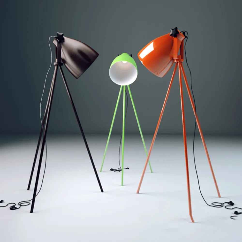 lighting - Lussole multi-colored floor lamps 3D Model