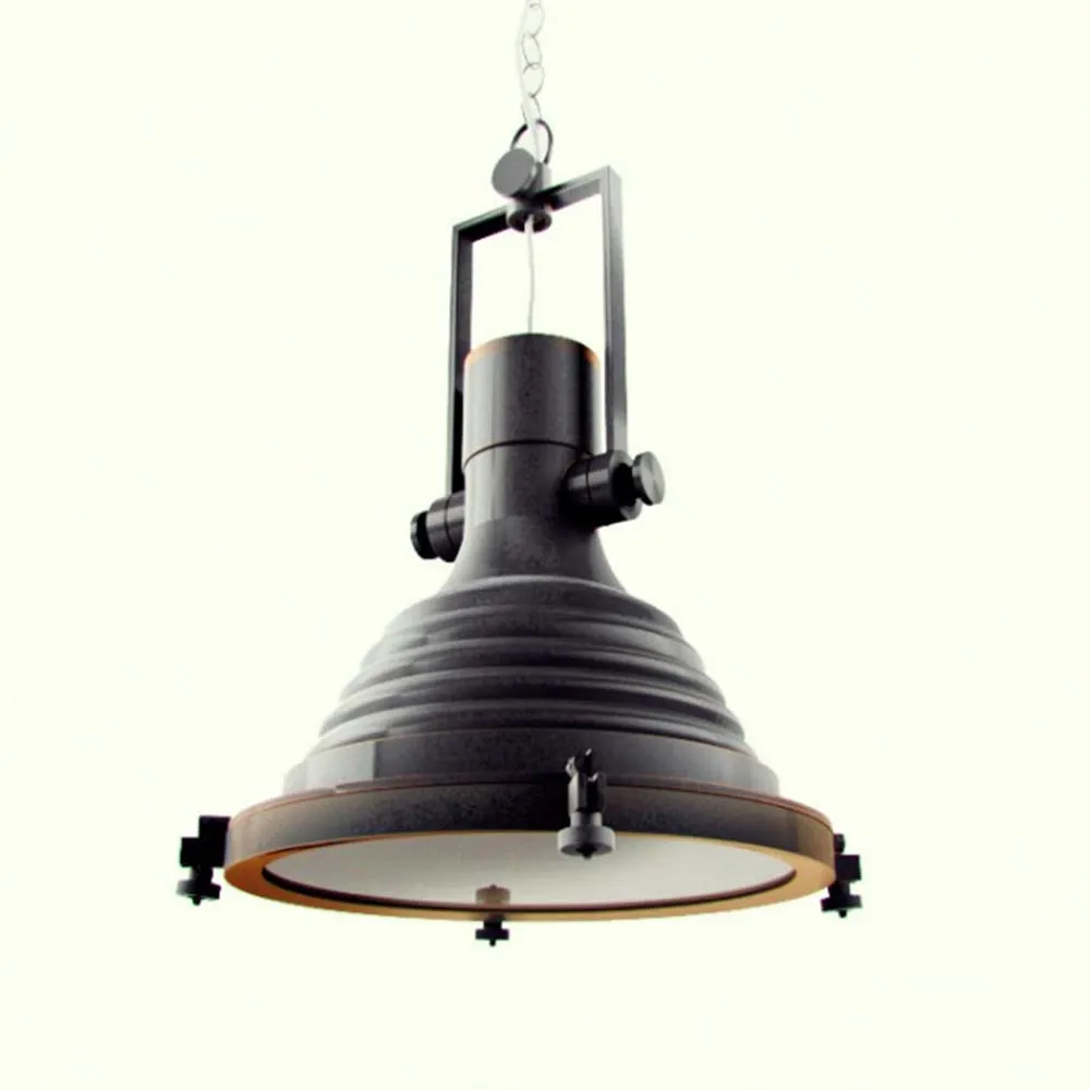 lighting - Metal technical chandelier 3D Model