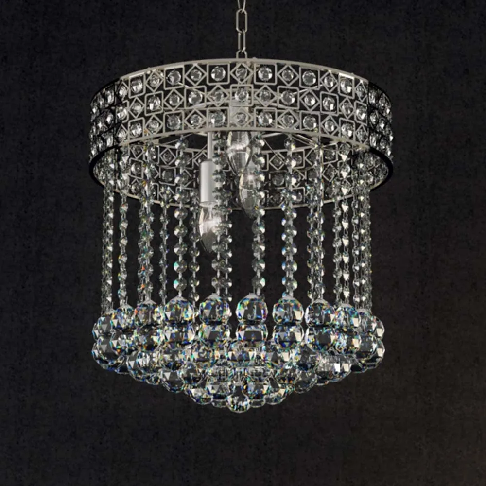lighting - Modern crystal chandelier PANDORA 3D Model