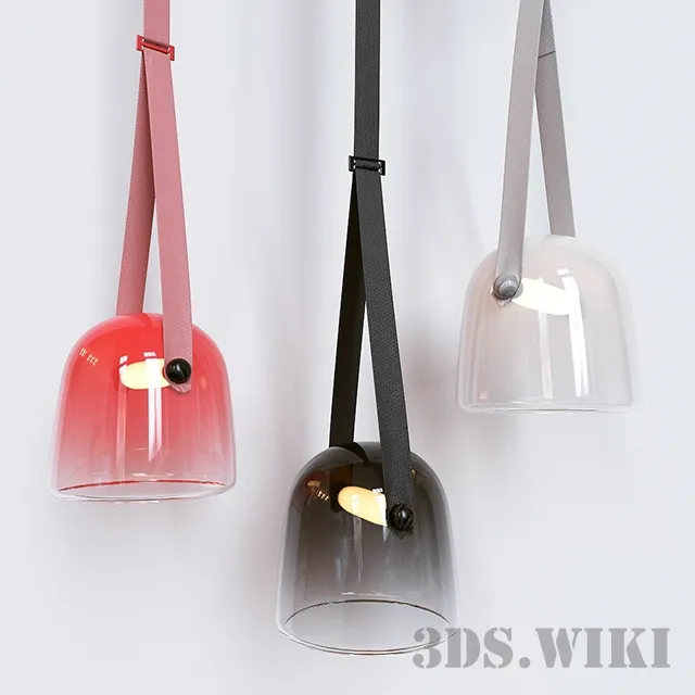 lighting - Mona hangers by Brokis designed by Lucie Koldova 3D Model