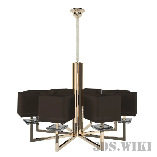 lighting - Newport 3208+1C gold 3D Model