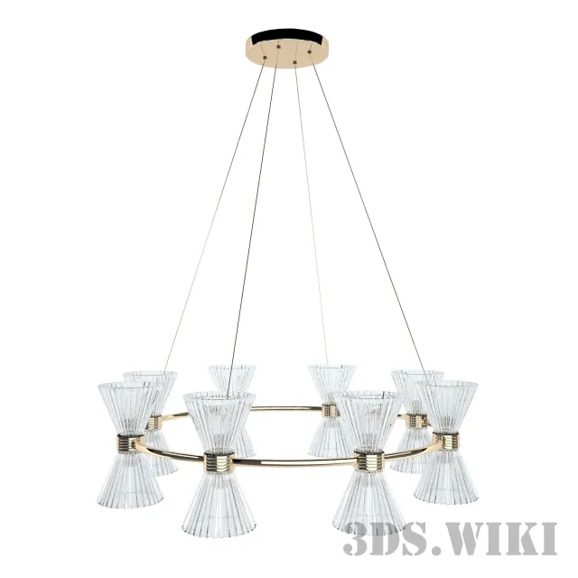 lighting - Newport 3618S nickel gold 3D Model