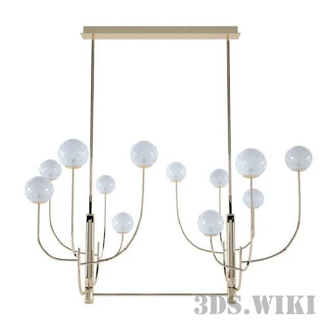 lighting - Newport 3812C gold 3D Model