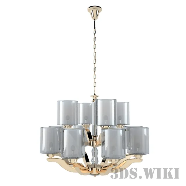 lighting - Newport 7908+4C gold 3D Model