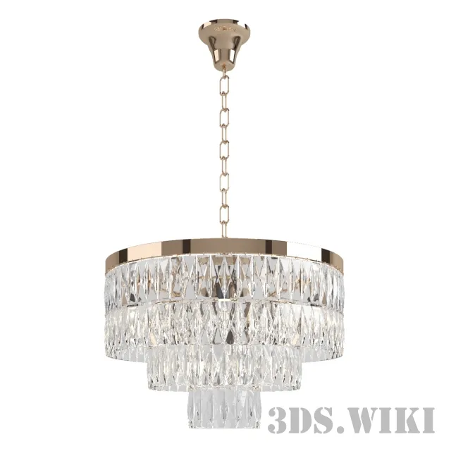 lighting - Newport light 10125+5C gold 3D Model