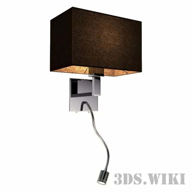 lighting - Newport light 14202A LED black 3D Model