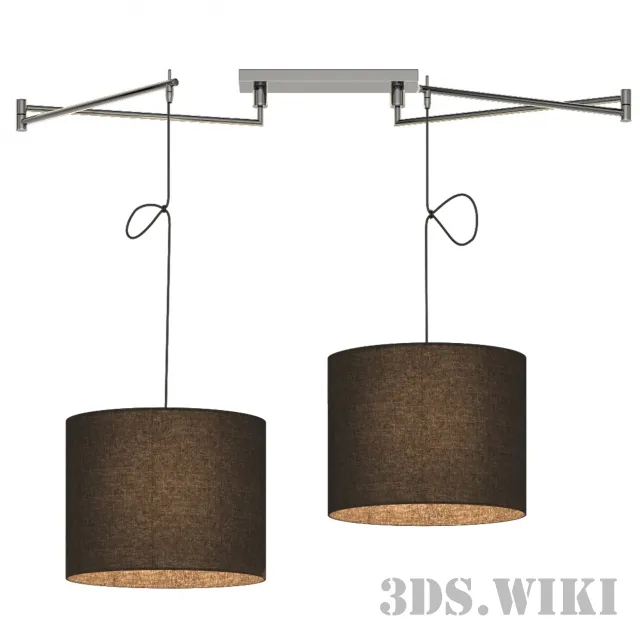 lighting - Newport light 14302S black 3D Model