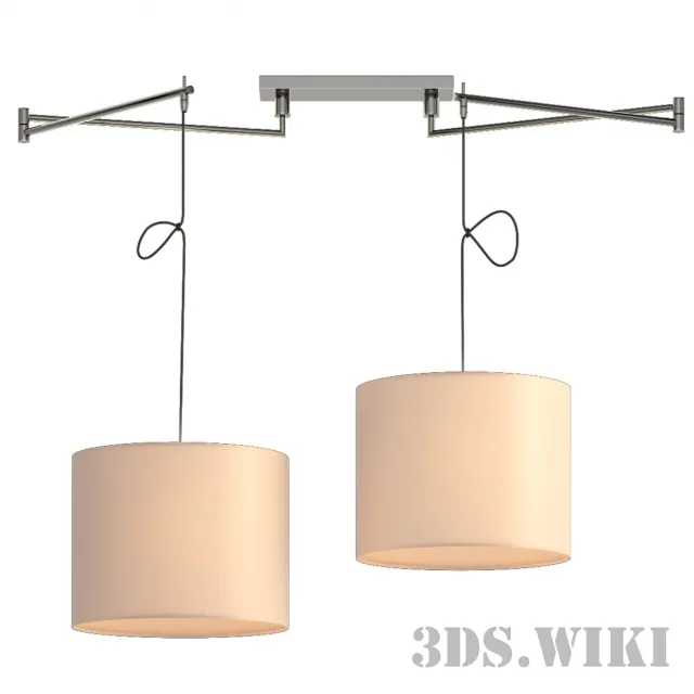 lighting - Newport light 14302S white 3D Model