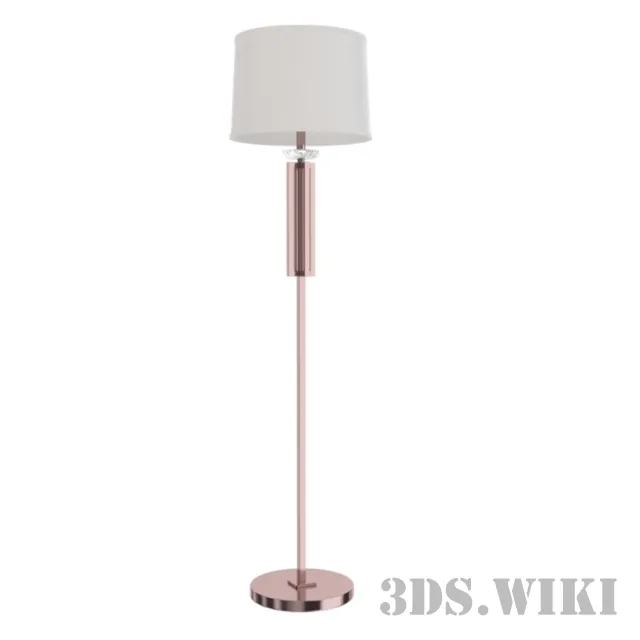 lighting - Newport light 4401FL chrome/black nickel 3D Model