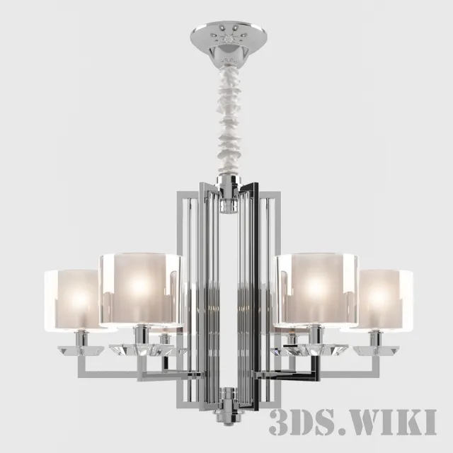 lighting - Newport light 4406+1C chrome 3D Model