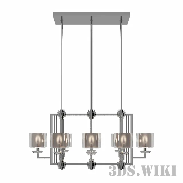 lighting - Newport light 4408S chrome 3D Model