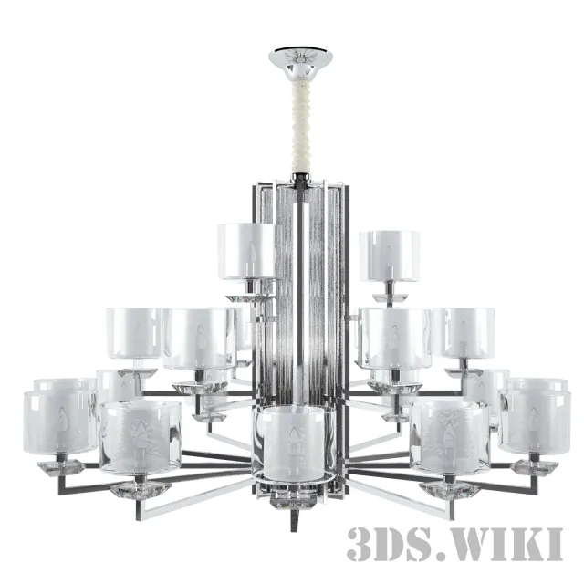 lighting - Newport light 4412+6+3C chrome 3D Model