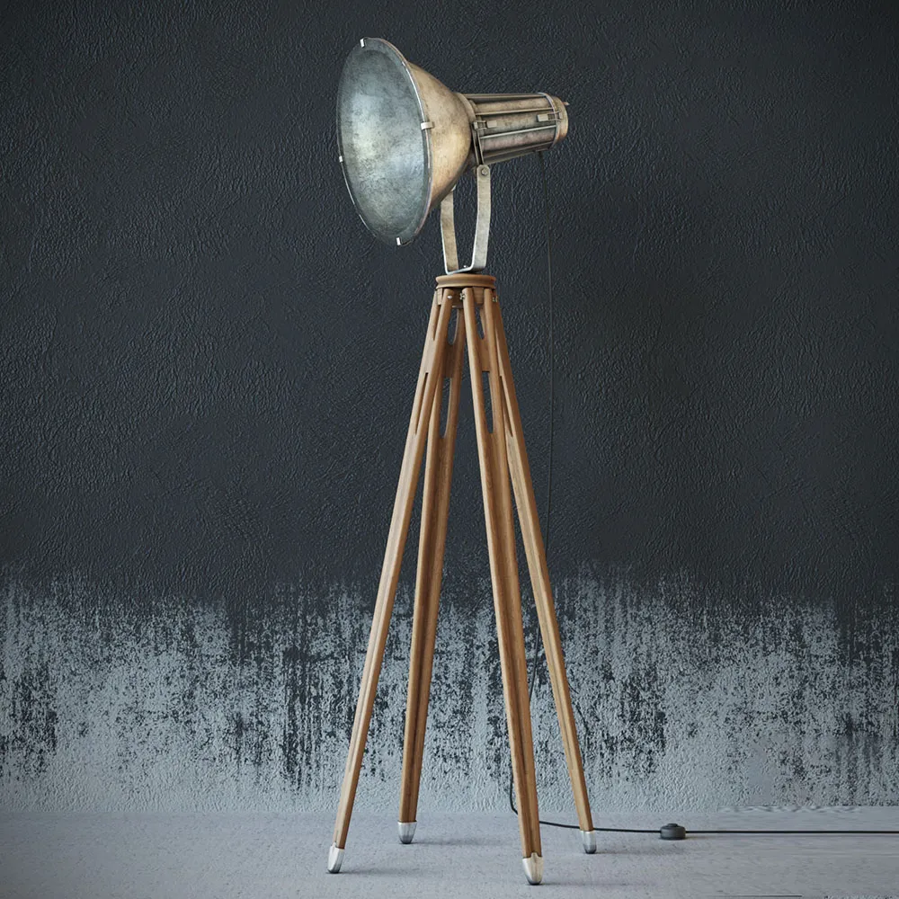 lighting - Old floor lamp 3D Model