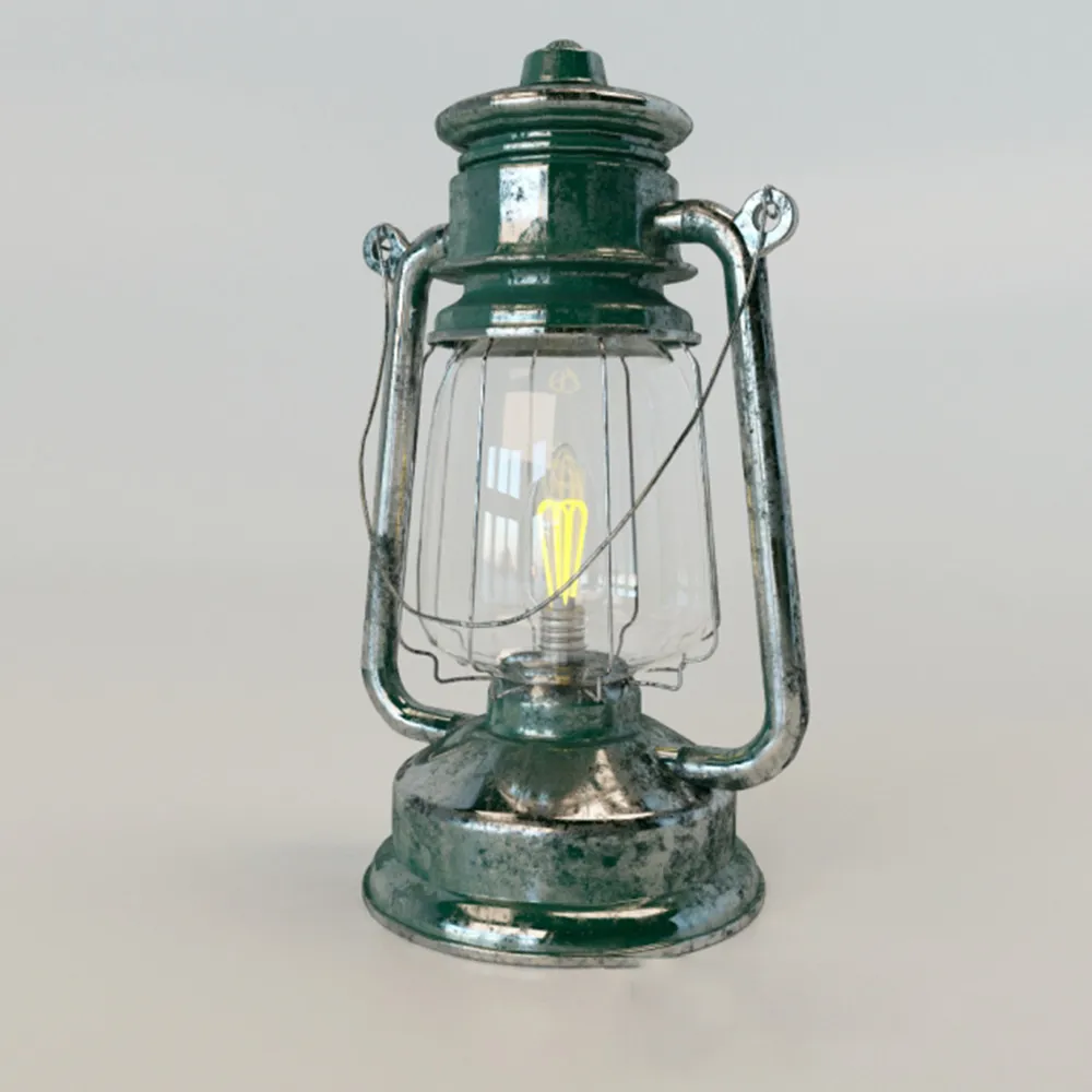 lighting - Old table lamp 3D Model