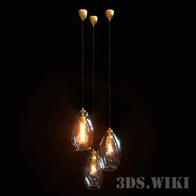 lighting - Organic Large Pendant 3D Model